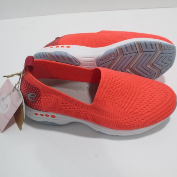 EASY SPIRIT Travel Time Women's 6W Slip On Sneakers Orange NWT - Picture 1 of 9